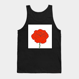 Jason's Red Rose Tank Top